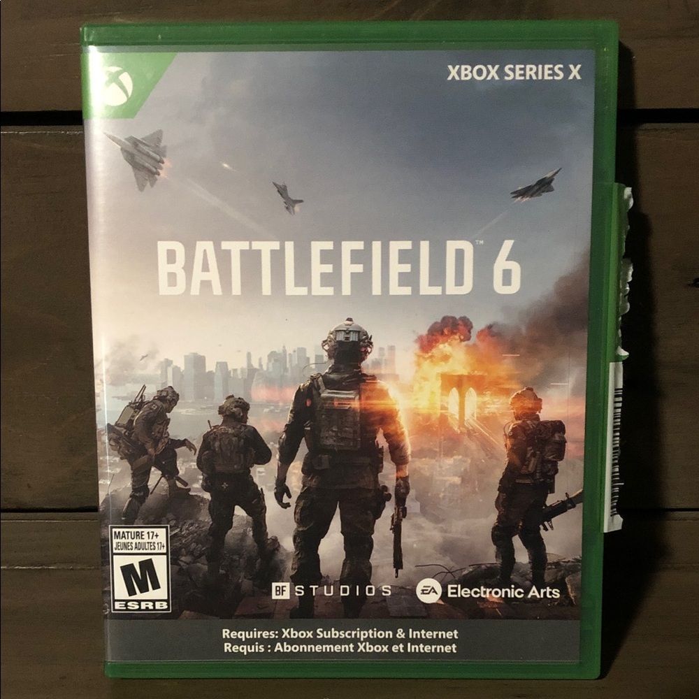Xbox Battlefield 6 video game open box